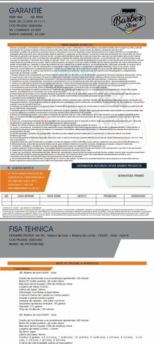 Kit frizerie aproape nou