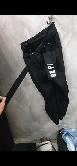 Черен cargo панталон с ниско дъно и широки крачоли  –Pause Jeans - размер XS – 30 €