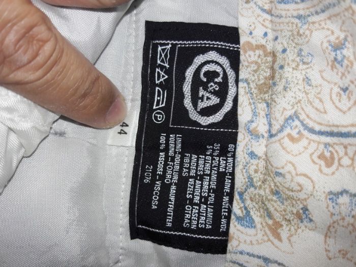 Джинси сив цвят от магазин C&A (Германия), размер 44