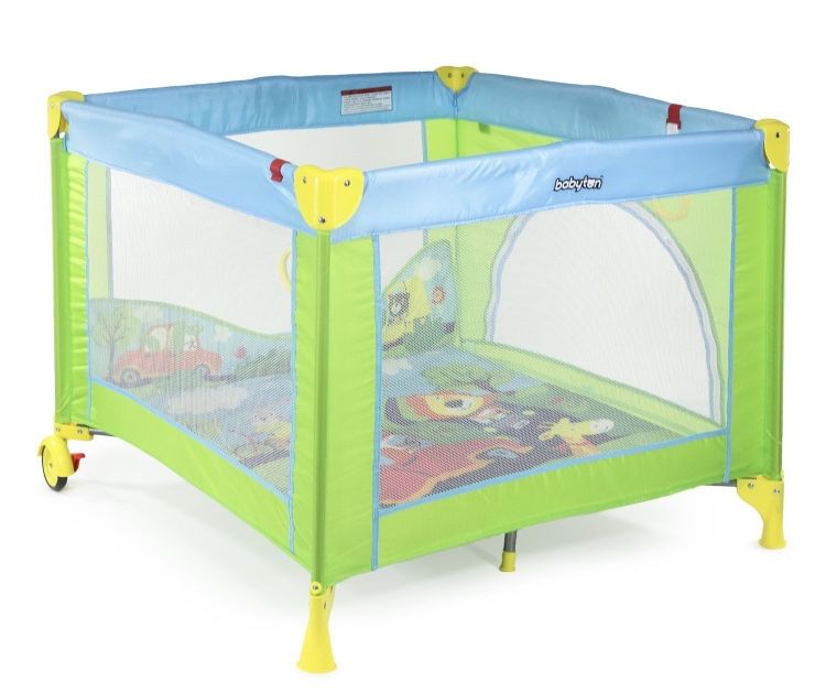 Манеж детский радужный