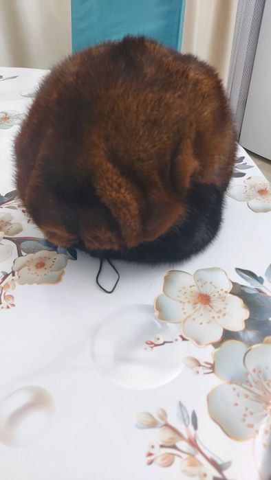 Норковая шапка натуральная