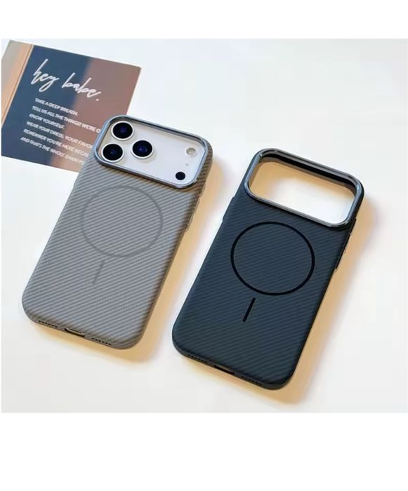 Iphone 17 PRO MAX AIR - Husa Ultra Slim Plastic Insertie Carbon