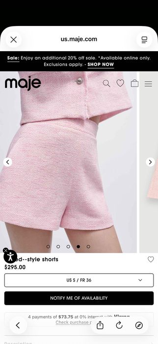 Къси панталонки Maje