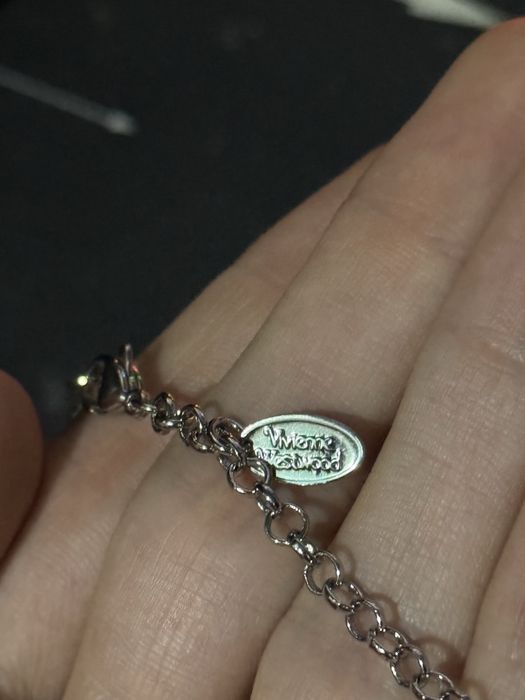 Lanț Vivienne Westwood cu diamante 70cm