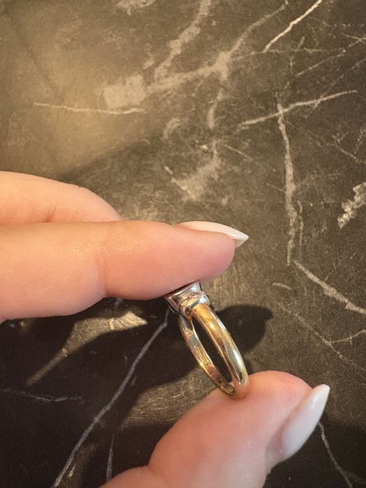 Inel vechi aur cu ametist si diamante