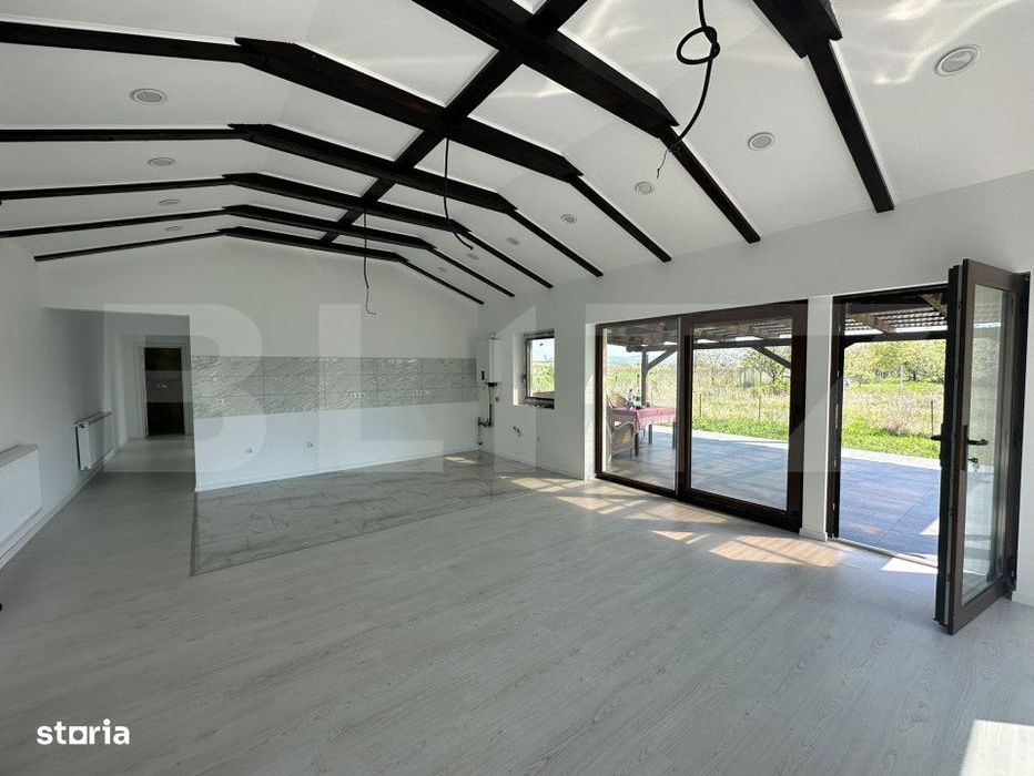Casa moderna pe un nivel, 500 mp teren, zona Partos - Alba Iulia