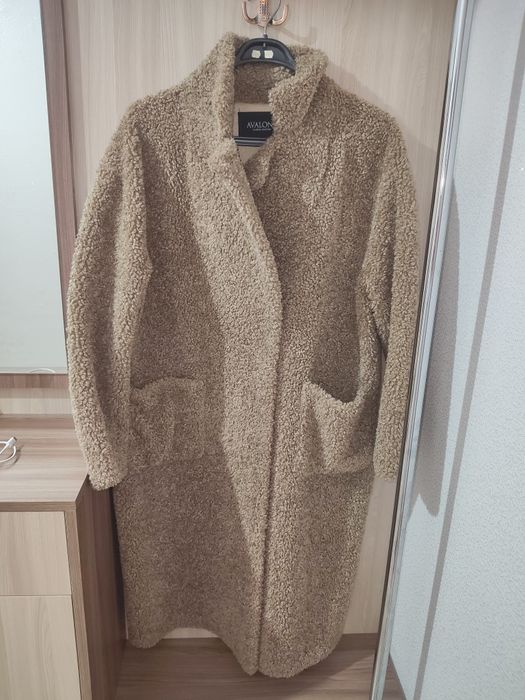 Дубленку тедди в хорошем состоянии