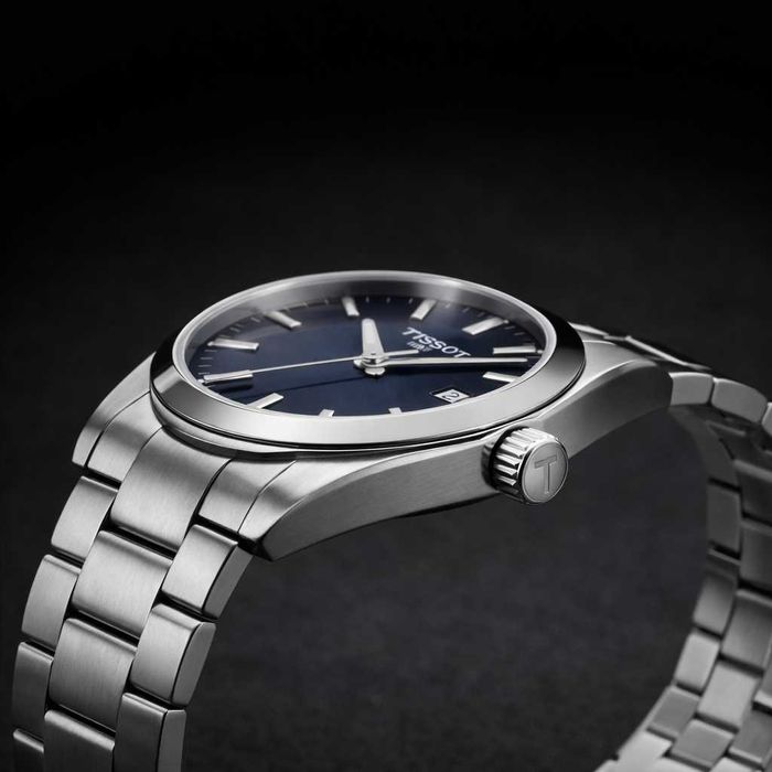 Tissot Gentleman 40mm Swiss Made – Safir, Oțel Inoxidabil