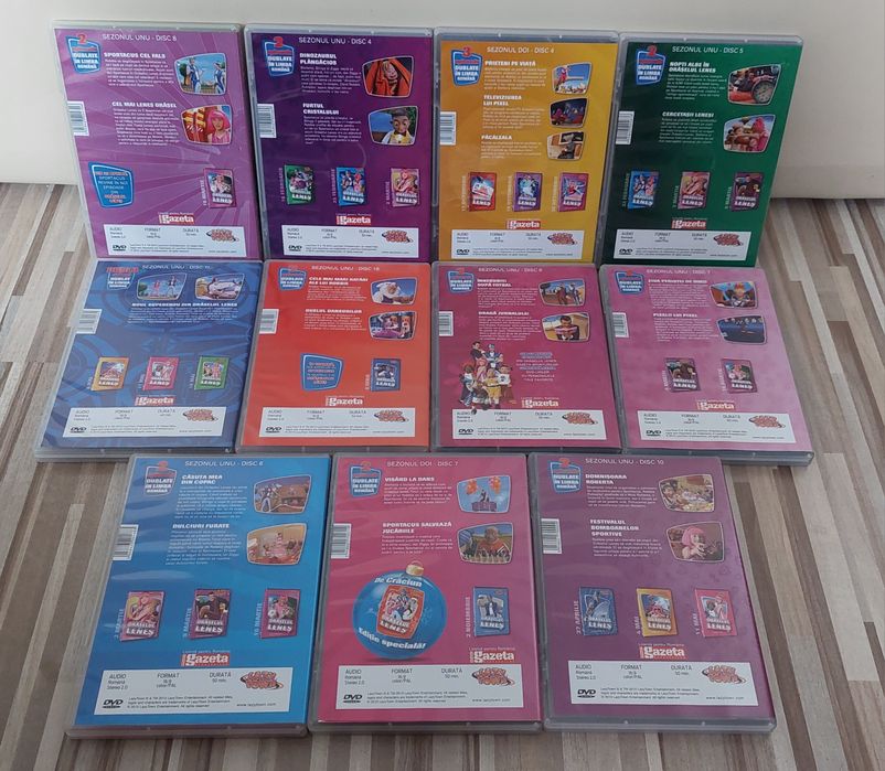 Dvd Orășelul Leneș 11 buc.