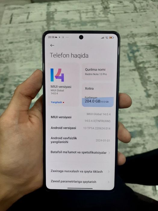 Garantya 3 oy telefon ideal turipti