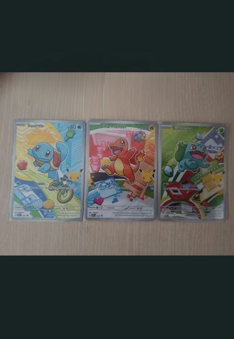 Pokémon First Partner Illustration Collection - Kanto (3 Promos)