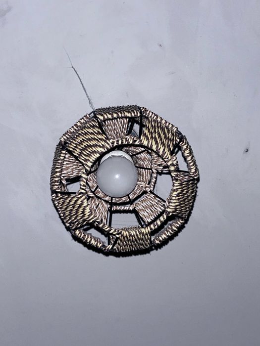 Вязанная люстра