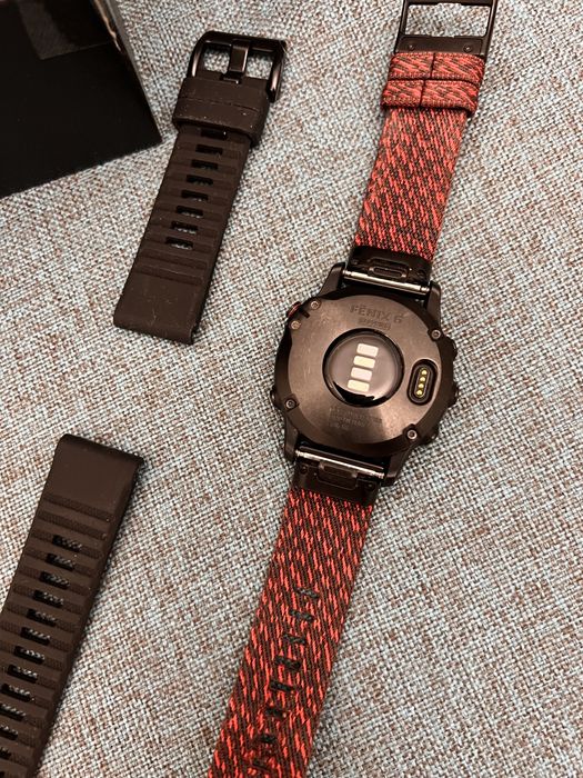 Garmin Fenix 6 Sapphire черные с DLC покрытием