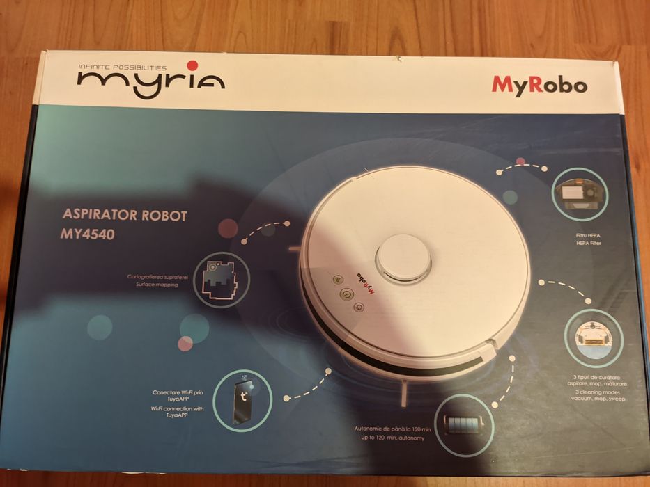 Vand (fara schimburi+pret fix) Aspirator robot cu mop  Myria  MY4540