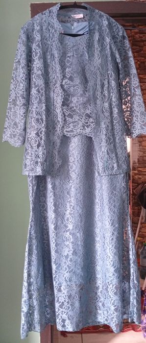 Rochie eleganta din dantela cu blezer bust 100