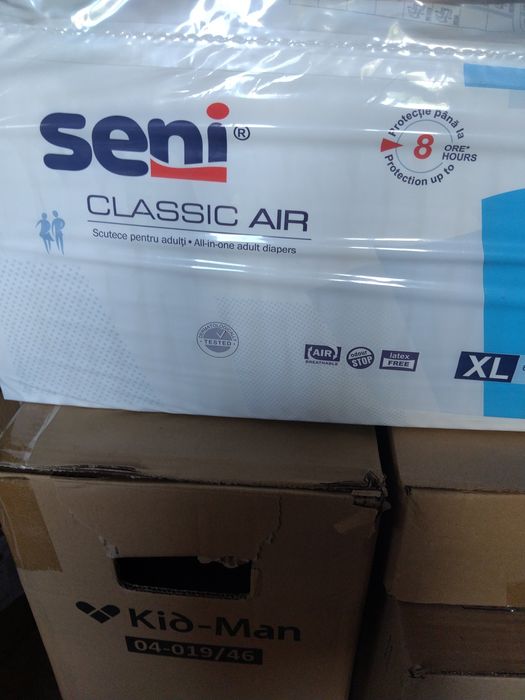 Vând 4pachete scutece adulti mărimea XL