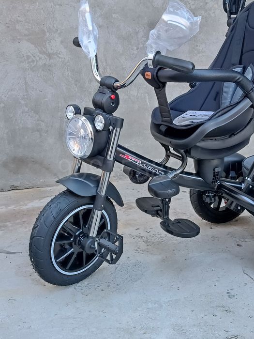 Детский трёхколёсный велосипед Skillmax 5199GP 360° | для детей 1-5 ле