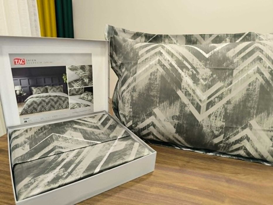 TAC-спални комплекти от памучен сатен, премиум качество,двоен