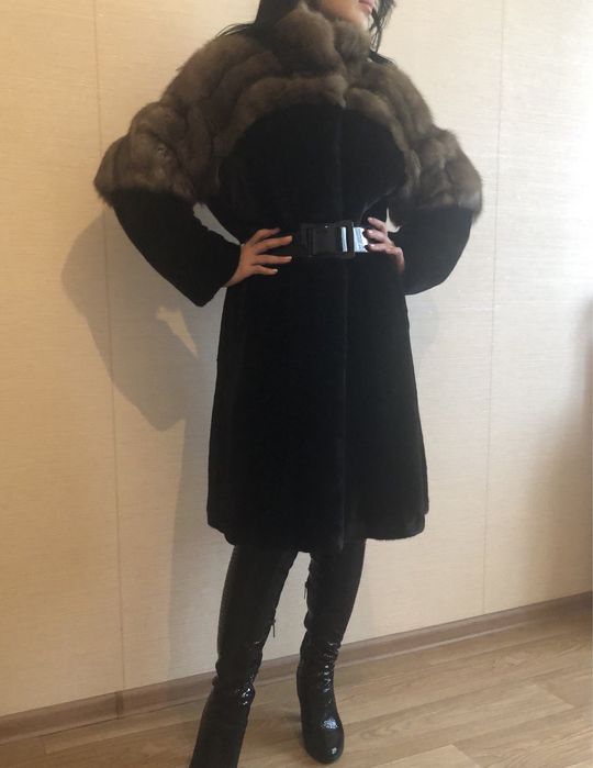 Шуба соболь норка, италия