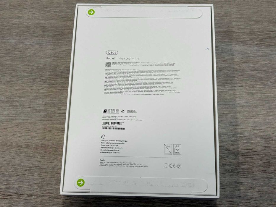 НОВ! Apple iPad Air 11 Wi-Fi 128GB Space Grey (M3) - ГАРАНЦИЯ!
