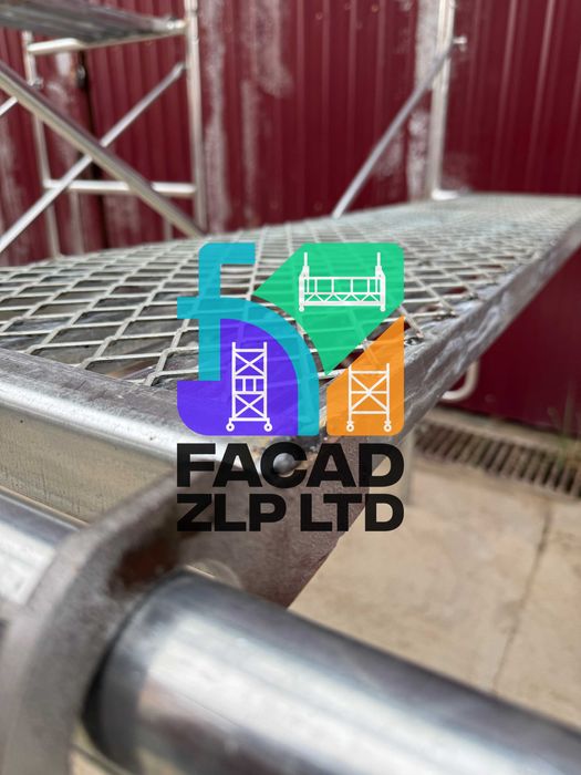 Леса строительные заводские, из оцинкованной стали, легкие, настил