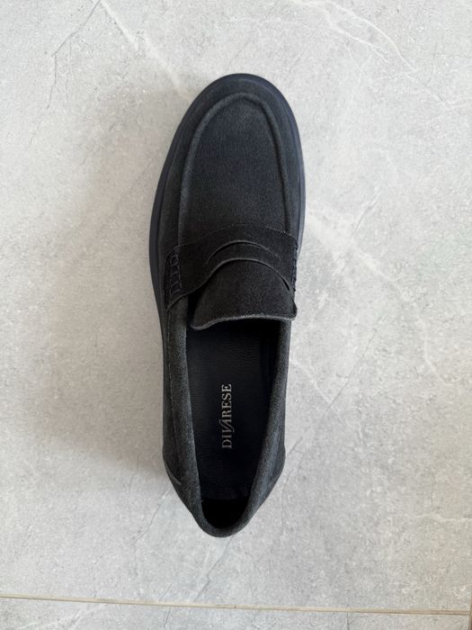 Замшевые лоферы