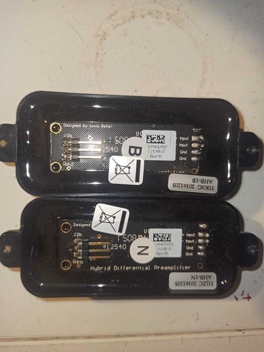 Doze chitara 7 CORZI, 7 STRINGS Seymour Duncan Blackouts AHB-1 active