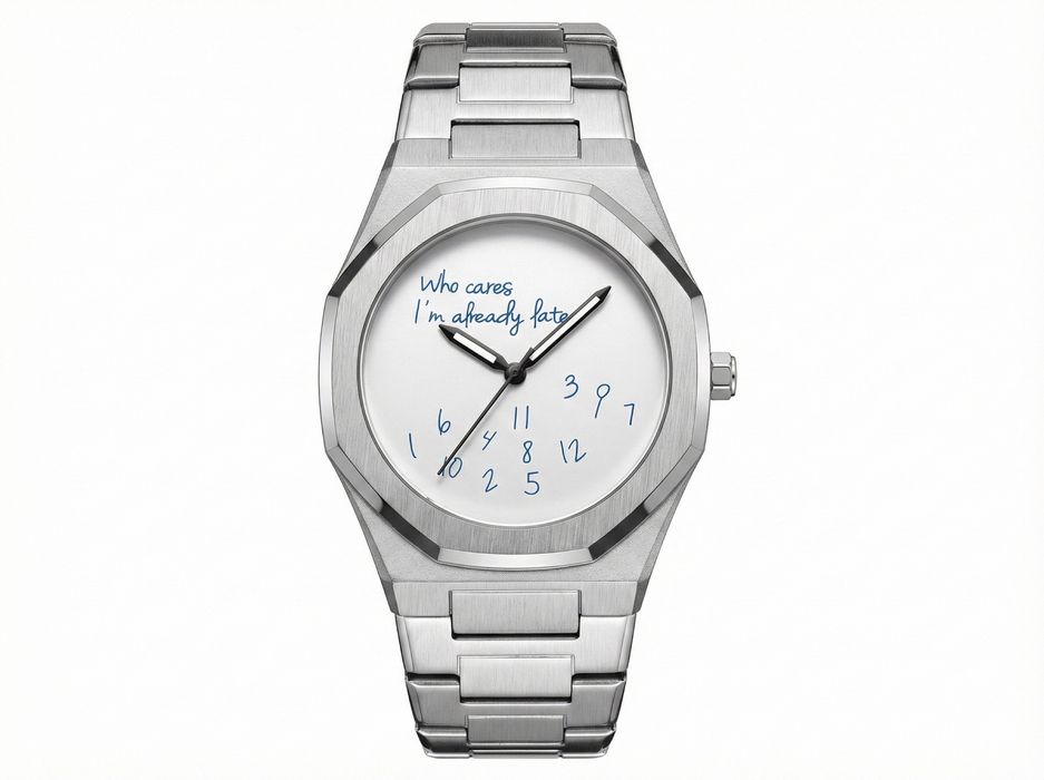 Часовник "Who cares I'm already late"