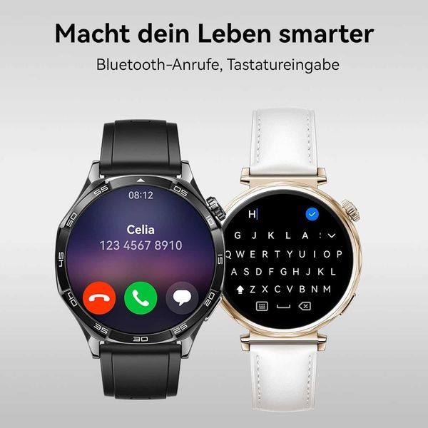 Нов Водоустойчив Смарт Часовник Huawei - Watch GT5, 1.43'', 46 mm, Black, 2 години Гаранция