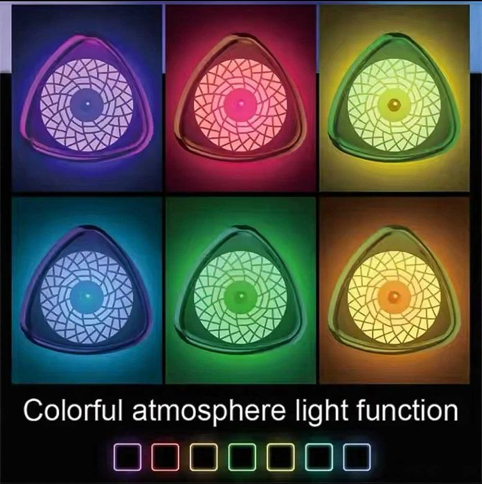 Umidificator de Camera Inteligent, Moduri Noapte LED, Rezervor 1000ml