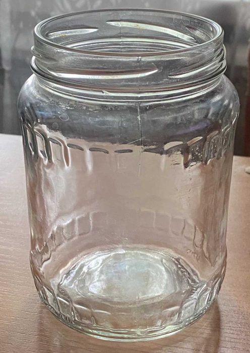 Стеклянные банки на резьбе Б/У