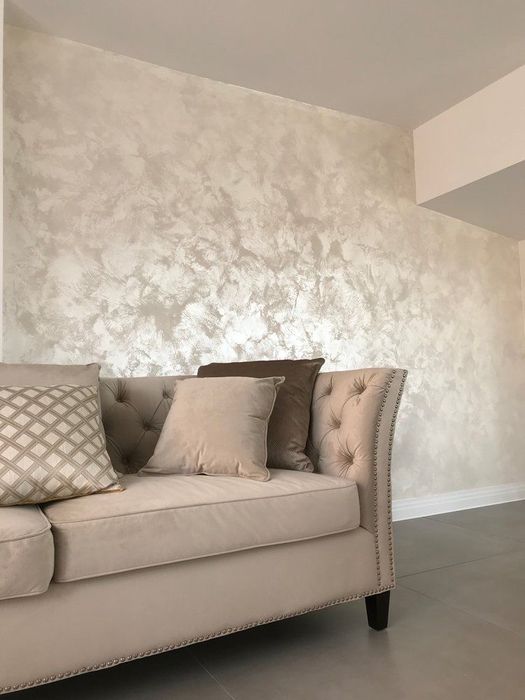 Aplic vopsea decorativa pensulata stucco piatra sparta efect zen