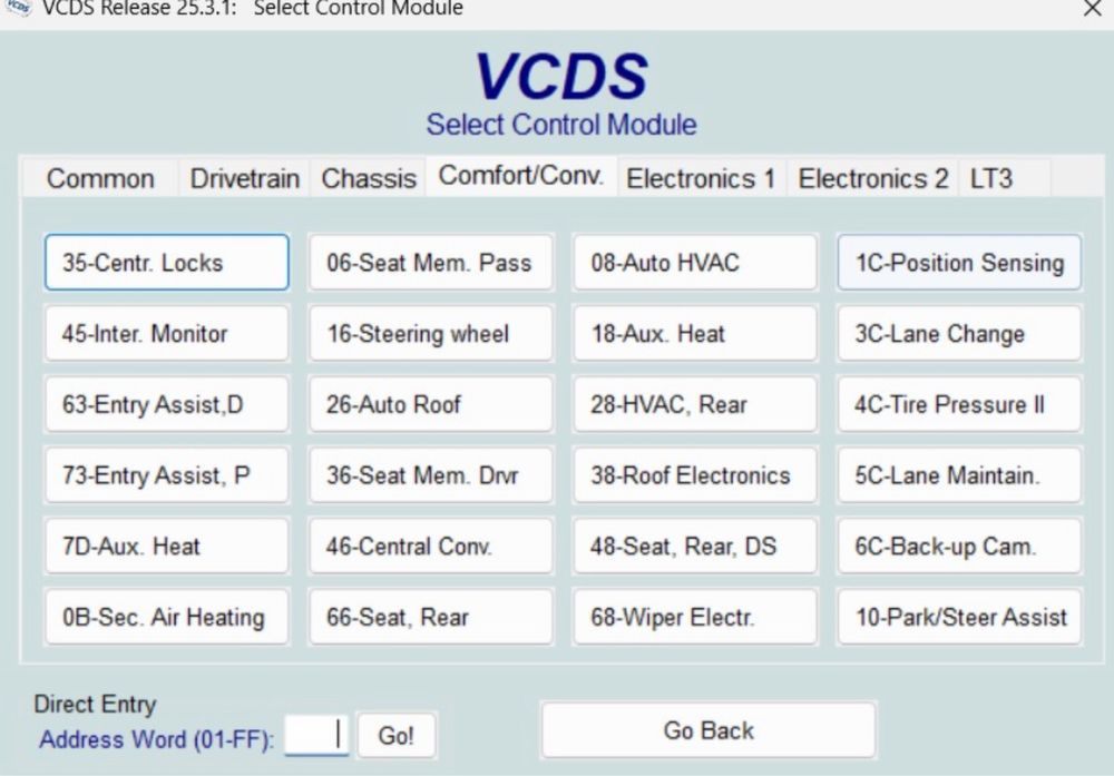 TESTER/DIAGNOZA VAGCOM/VCDS 25.3.2 Engleza/Romana/Germana/Franceza