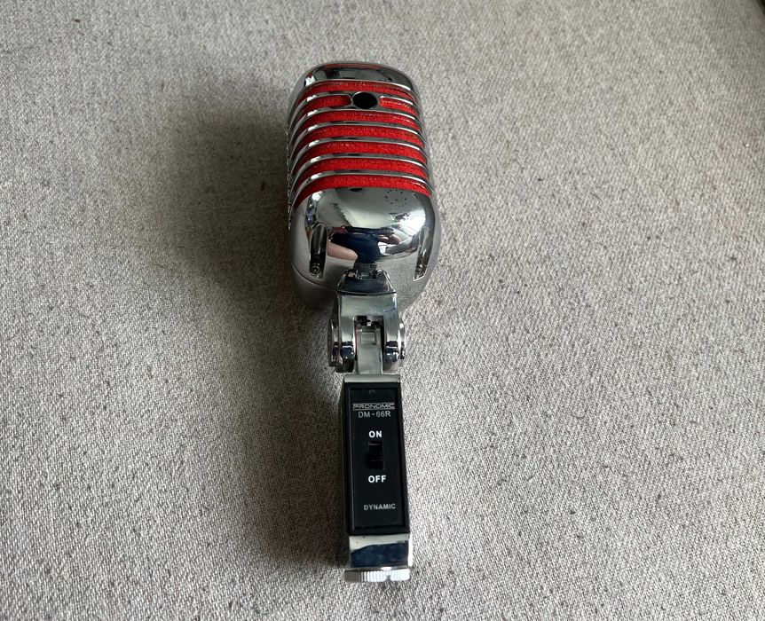Microfon vintage Pronounce DM-66R dinamic XLR – look retro scena
