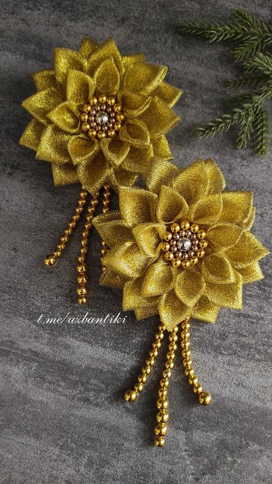 Бантики для девочек ручной работы