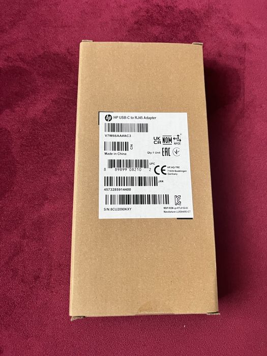 Adapter HP USB-C to RJ45 NOU sigilat!