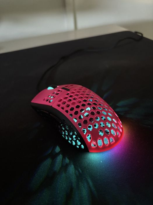 Mouse Gaming EDGE Ultralight Precision Pink Edition - RGB, Fagure, 1000Hz