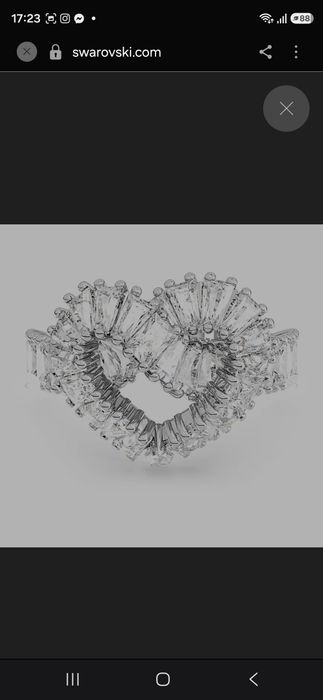 Оригинален Пръстен Swarovski - размер 55