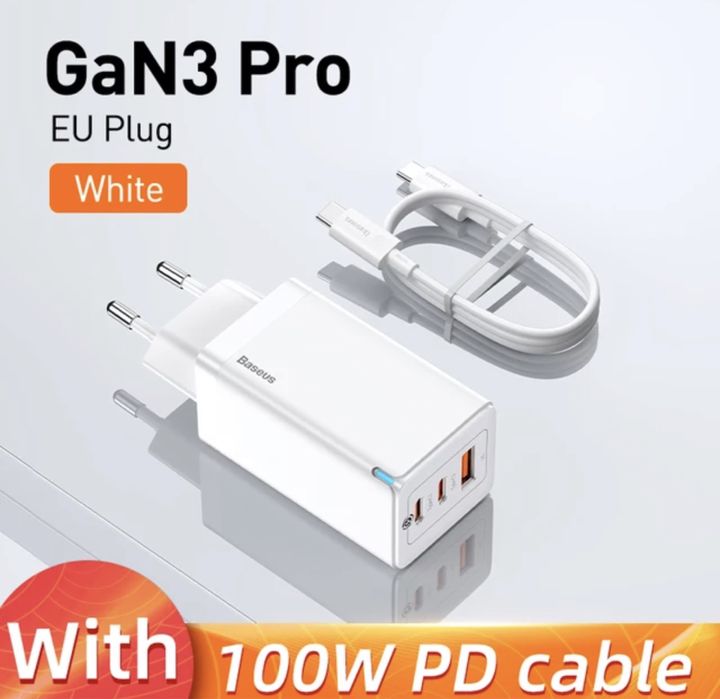 Блок питание baseus 65w новый gan5