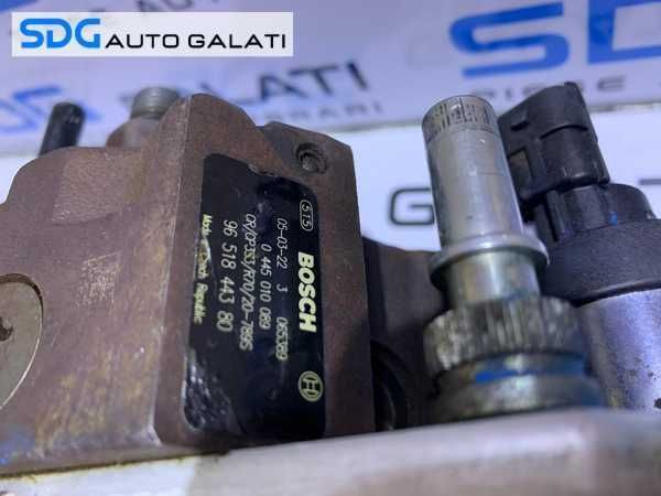 Pompa de Inalta Presiune cu Senzor Regulator Citroen Berlingo 2 1.6 HDI 2008 - 2018 Cod 0445010089 9651844380