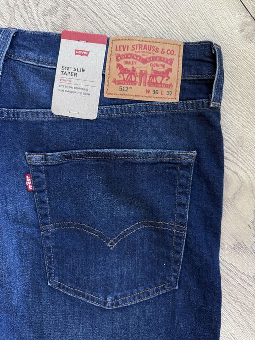 Blugi LEVIS 512 Albastru Barbati | Marime 36 x 32 (Talie 94 cm)