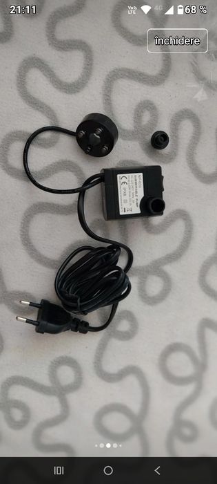 Pompa submersibila Acvariu, fântână arteziană