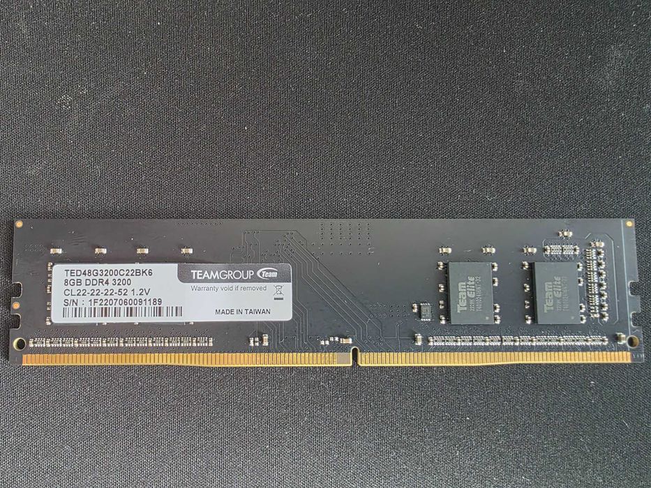 16GB (2x8GB) DDR4 3200MHz TeamGroup Elite – Отличен кит / като нов