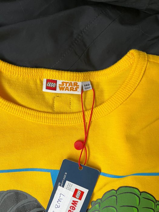 Tricou copii LEGO StarWars galben masura 140 - 10 ani
