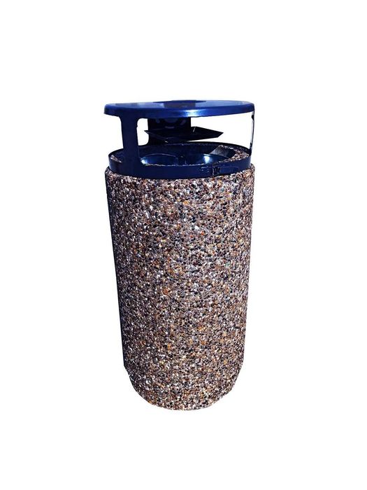 Coș de gunoi stradal din beton 42.2×79 cm