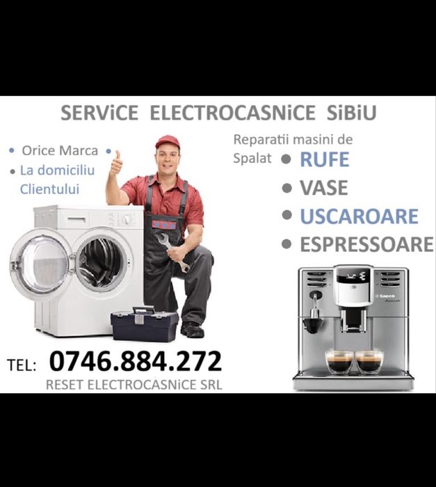 Reparatii masini de spalat Vase Sibiu