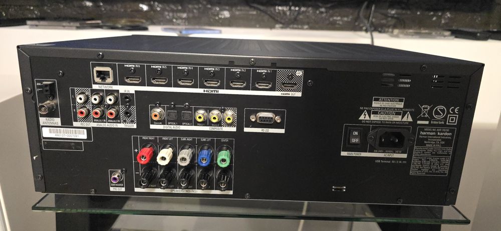 Receiver 5.1 Harman Kardon AVR 170  Internet Airplay Hdmi ARC Usb
