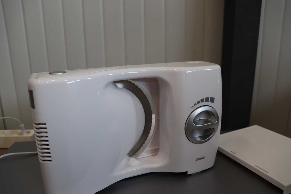 Слайс Машина за рязане Domo 120W MS171, бяла, леко спукана приставка