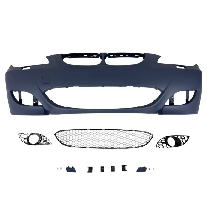 Предна броня за BMW E60 / E61 sedan / combi - M5 дизайн с отвори за халогени, грундирана