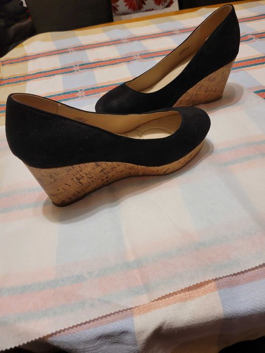 Pantofi pluta dama, catifelat, marimea 37